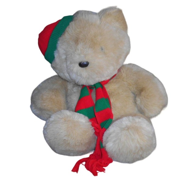 Frederick Wholesale Winter Teddy Bear 24" Large Plush Scarf & Hat - Picture 1 of 5